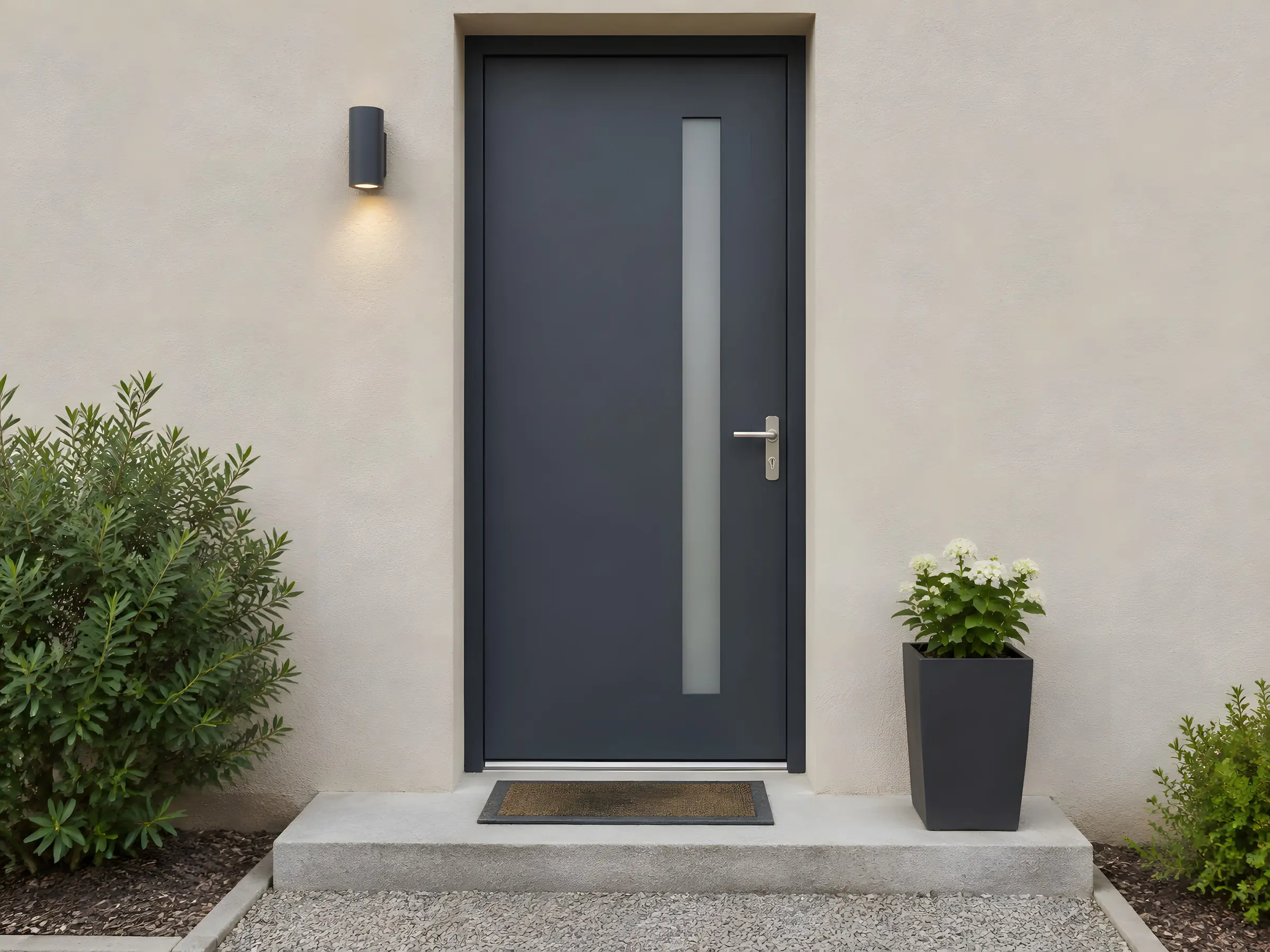 Une porte d’entrée changée — après